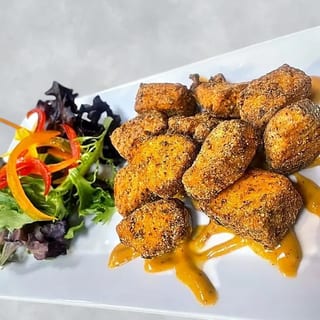Fried Salmon Bites